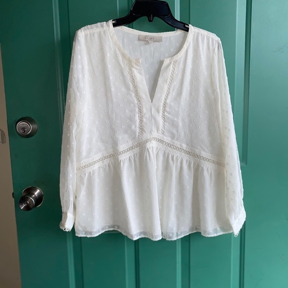 Loft size medium adorable boho top - Picture 1 of 8